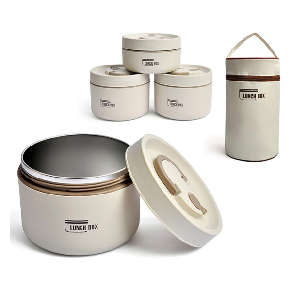 ⁦Portable Food Container Set with Special Bag⁩ - الصورة ⁦2⁩